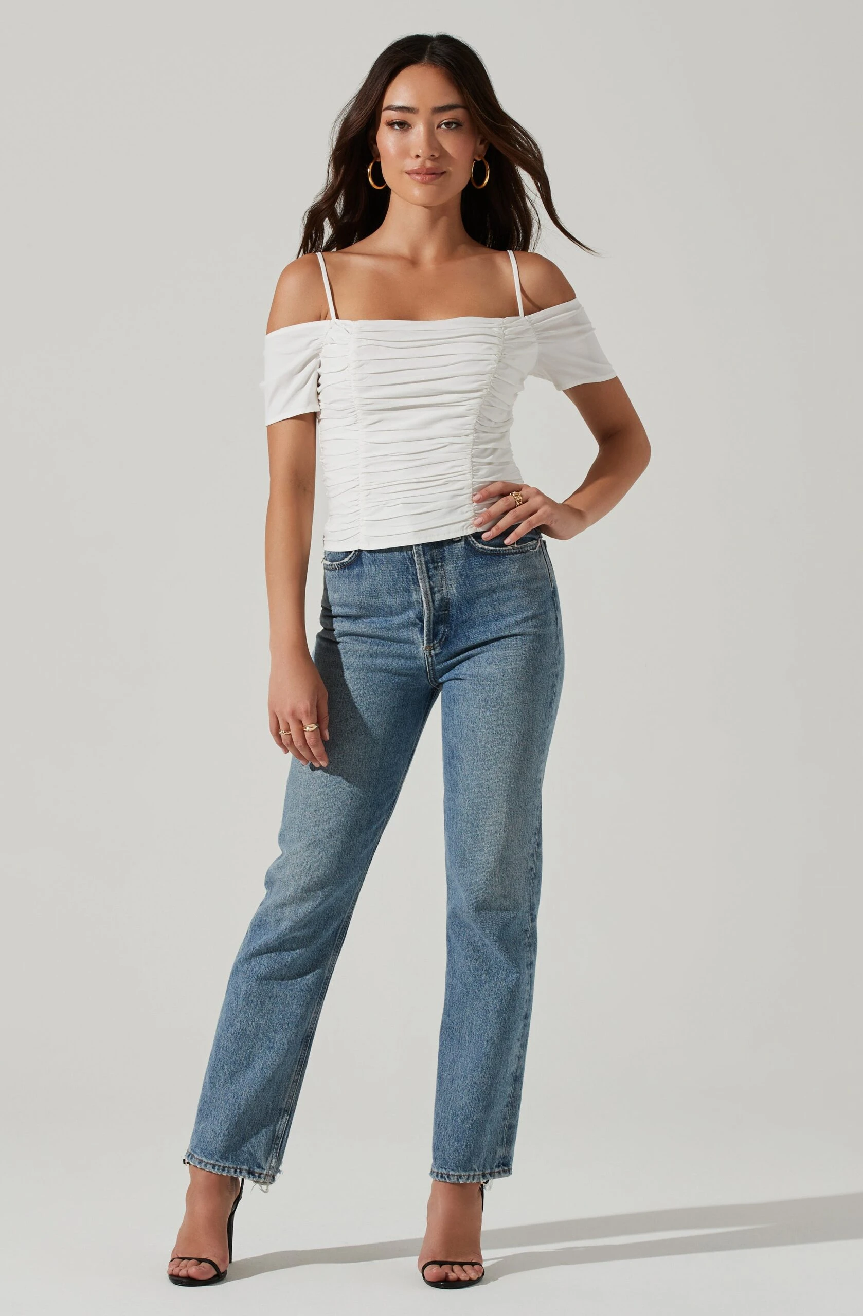 Ruched Off Shoulder Top 12 Ruched Off Shoulder Top - Image 10