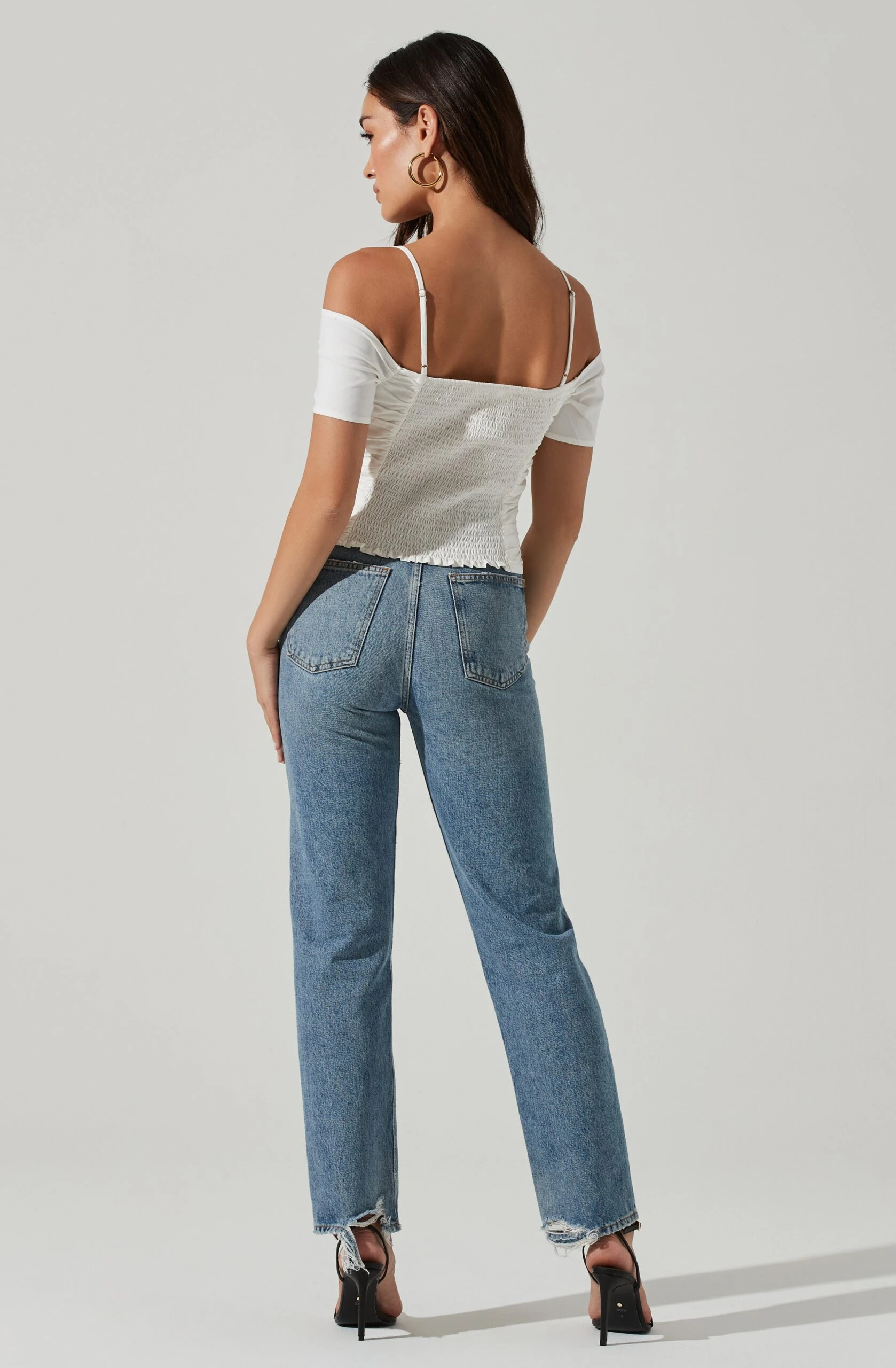Ruched Off Shoulder Top 13 Ruched Off Shoulder Top - Image 11