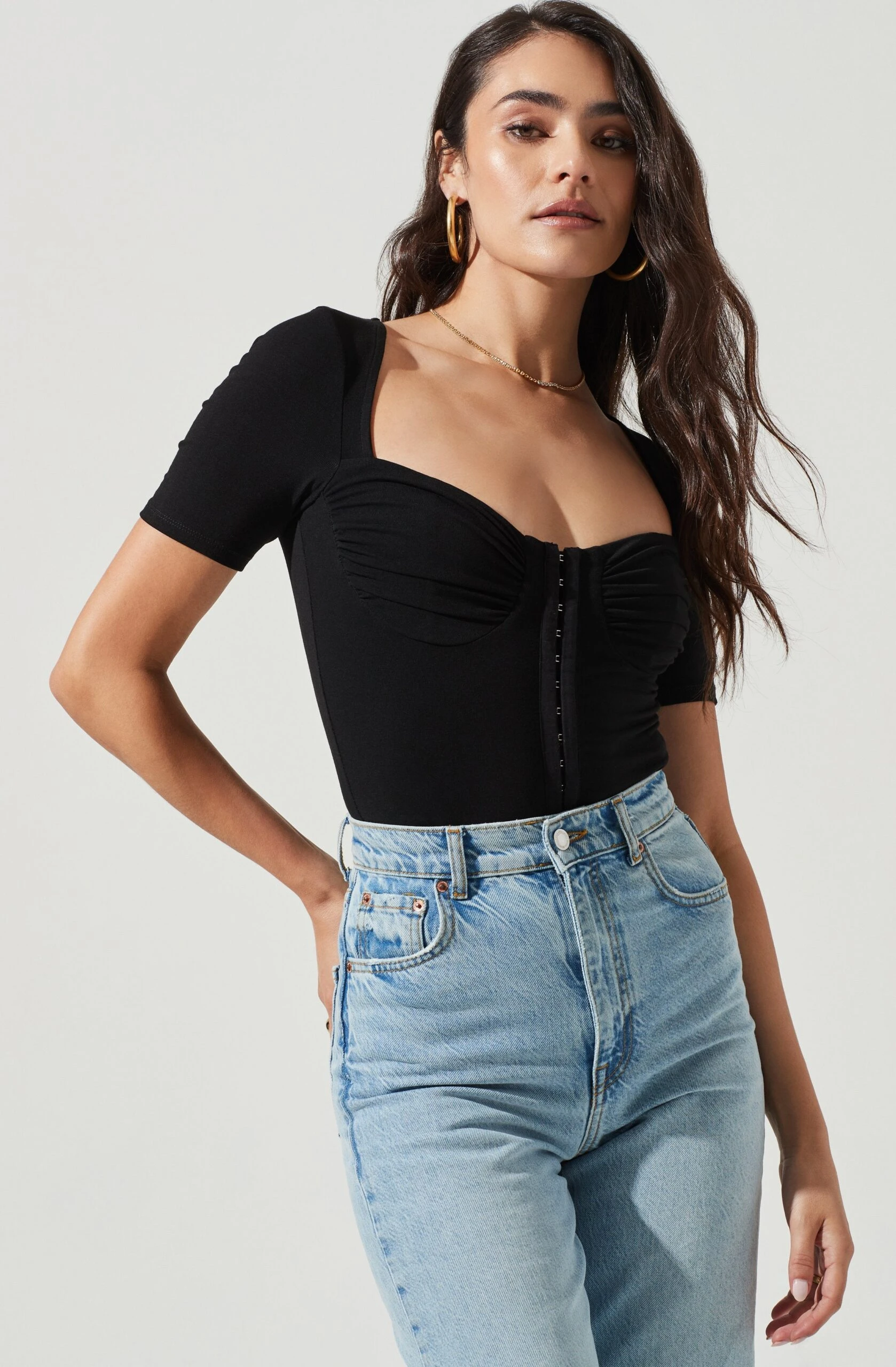 Hook & Eye Bodysuit 3 Hook & Eye Bodysuit