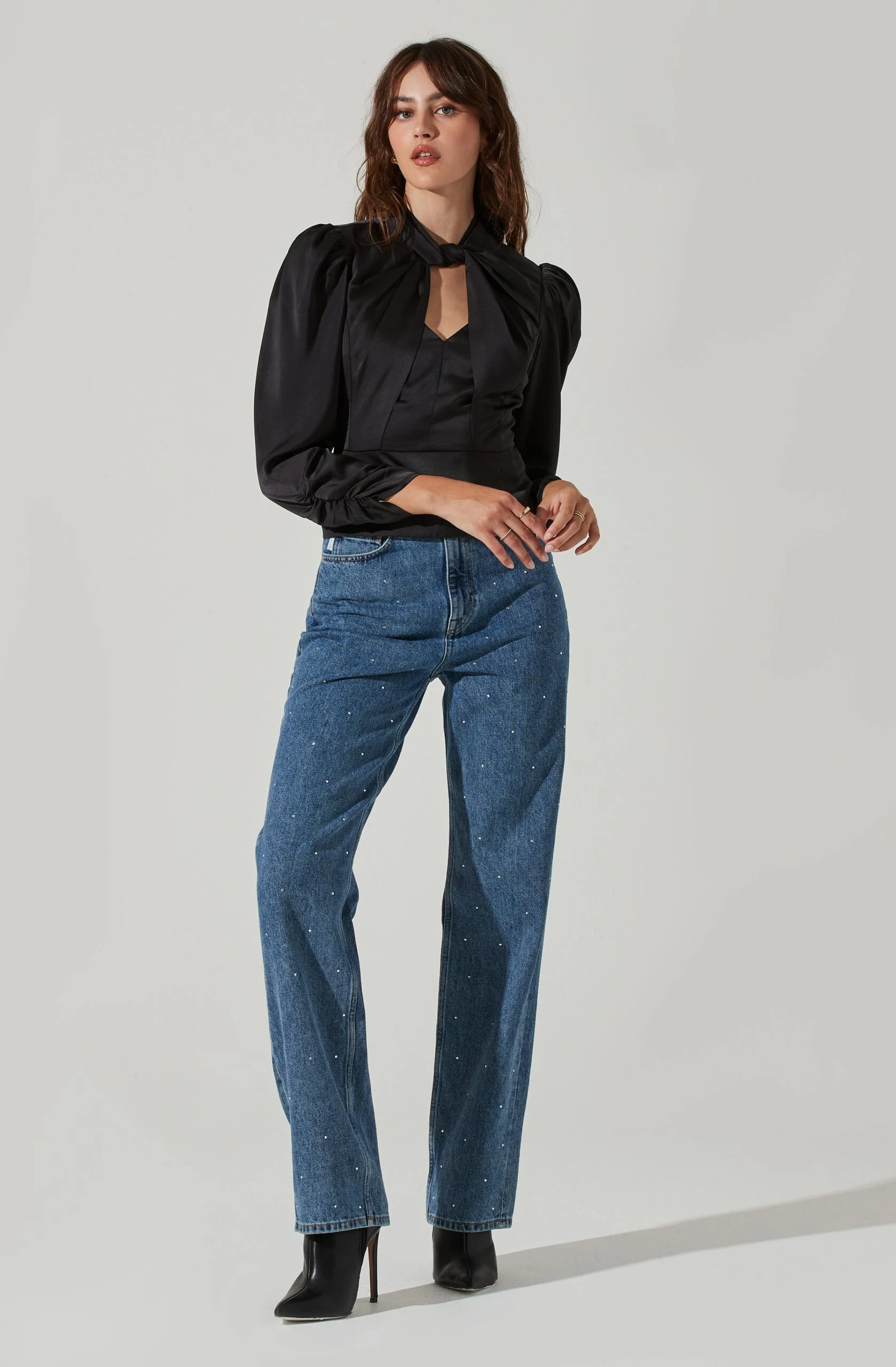 Twist Mock Neck Top 4 Twist Mock Neck Top - Image 2