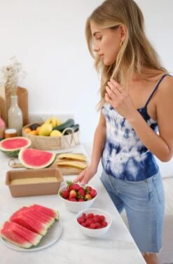 Rumi Tie Dye Back Tie Top 21 Rumi Tie Dye Back Tie Top -Outlet Cozi Luxe Store DSCF2299 2