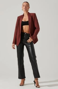 Blazer Jacket 11 Blazer Jacket -Outlet Cozi Luxe Store LT17376 FCI GARNET 2