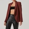 Blazer Jacket 1 Blazer Jacket -Outlet Cozi Luxe Store LT17376 FCI GARNET 4