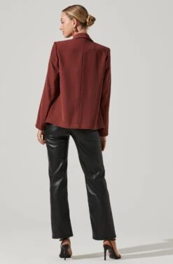 Blazer Jacket 12 Blazer Jacket -Outlet Cozi Luxe Store LT17376 FCI GARNET 6