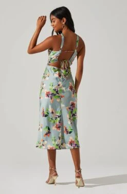 Sandrine Floral Halter Midi Dress -Outlet Cozi Luxe Store MicrosoftTeams image 33