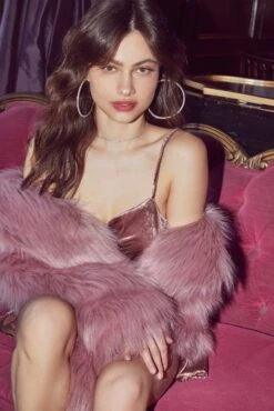 Adair Faux Fur Jacket -Outlet Cozi Luxe Store THP ASTR HOL19 0038